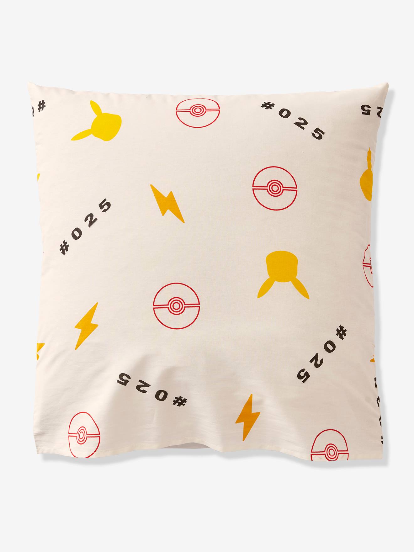 Conjunto infantil: capa de edredom e fronha Pokémon® High Voltage, branco