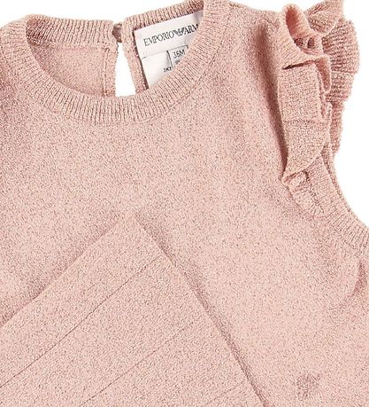 Emporio Armani Kleid - Rosa m. Glitzer