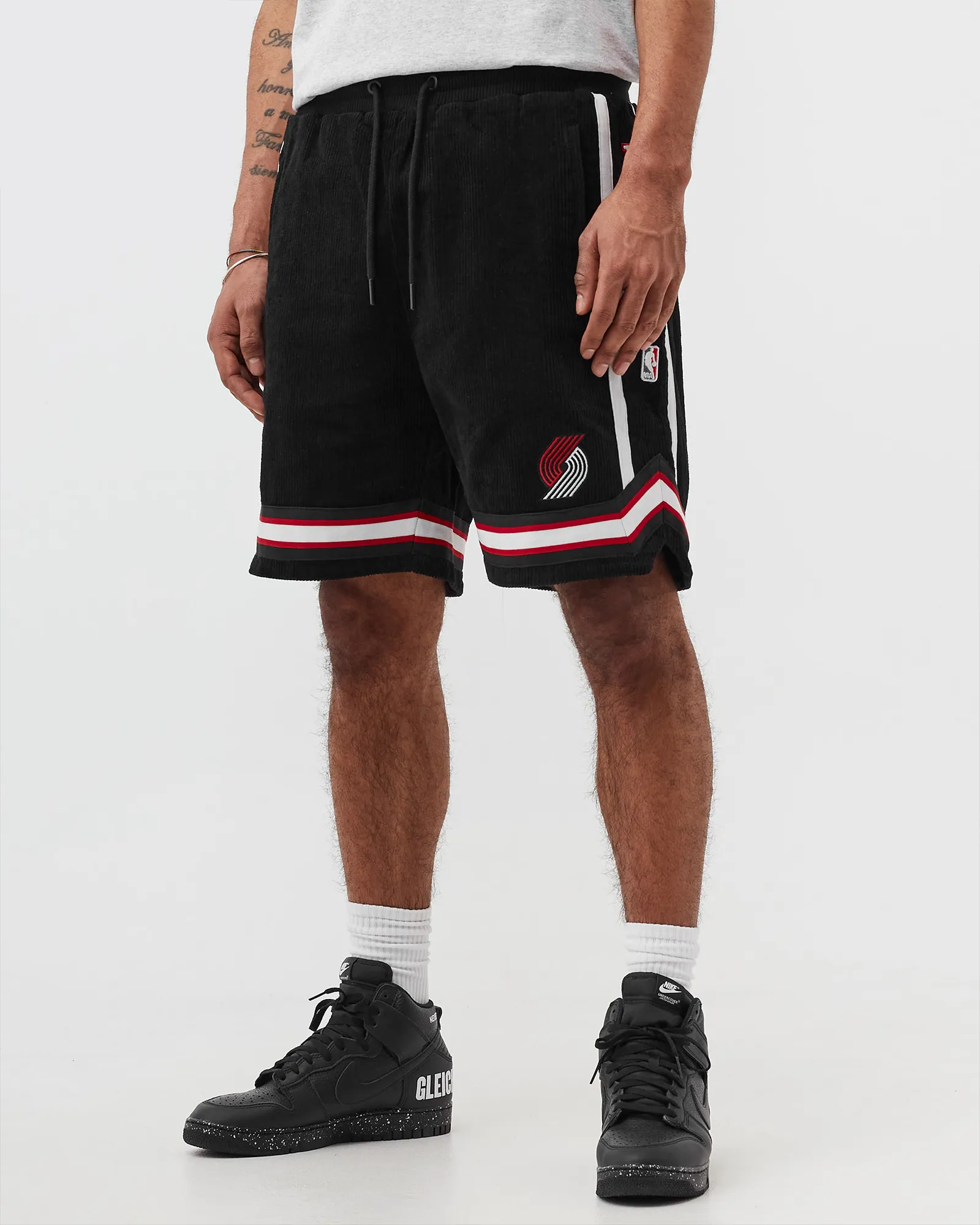 BSTN Brand BSTN & NBA Portland Trail Blazers Corduroy Shorts