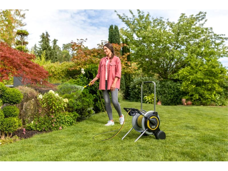 Kärcher Professional Schlauchwagen HT 5.20 M Set Kärcher 2.645-368.0 Gartenschlauchrolle Wagenrolle Schwarz, Gelb