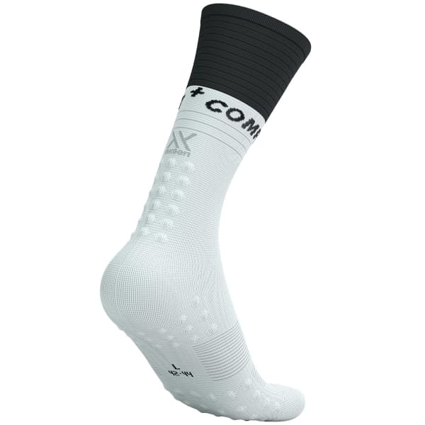Chaussette compression COMPRESSPORT MID COMPRESSION SOCKS V2.0 WHITE/BLACK