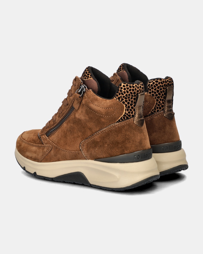 Gabor Rolling Soft Hoge sneakers  - bruin