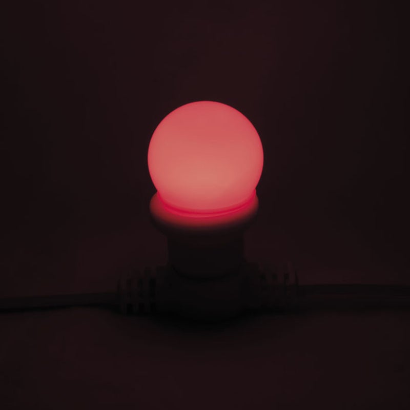Showgear G45 LED Bulb E27 rood