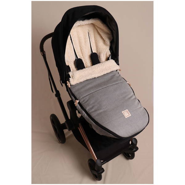 KaiserKaiser   Naturell Organic Cotton Bio Fusssack black/nature