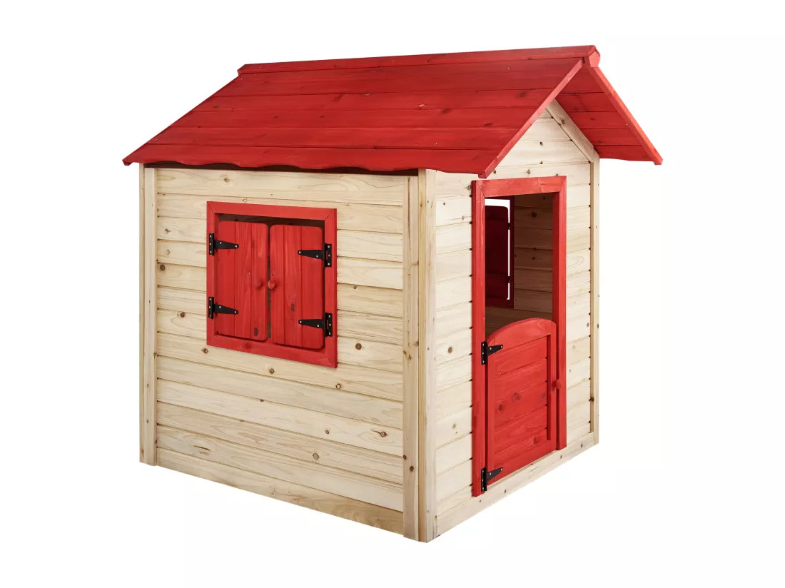 Cabane de jardin pour enfants PELOPIO Rouge