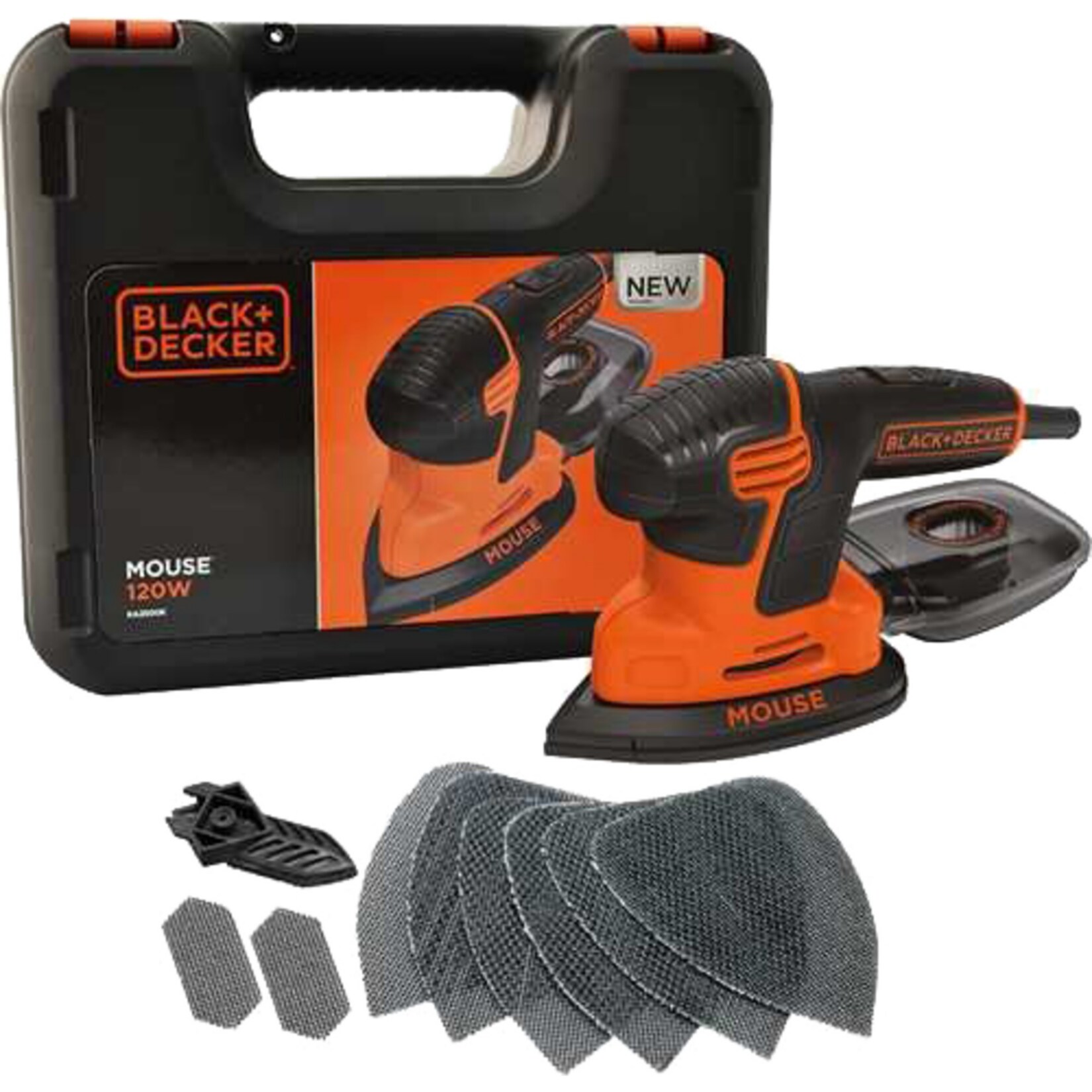 BLACK+DECKER Deltaschleifer Mouse-Schleifer KA2500K