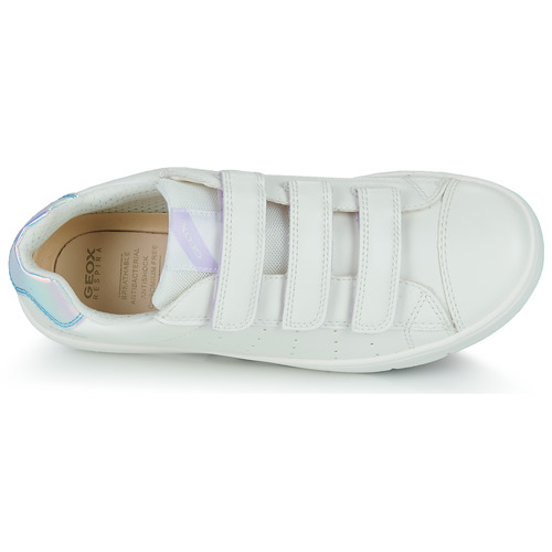 Geox - J SILENEX GIRL B - Blanc / Iridescent