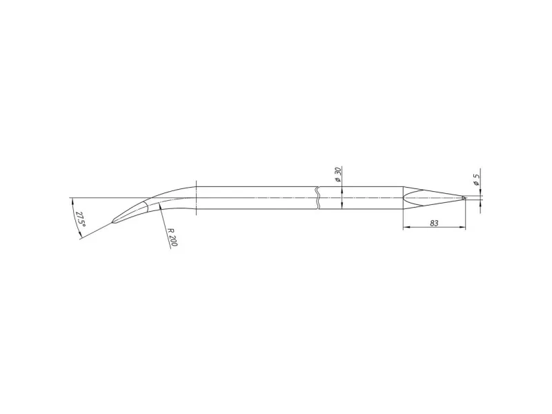 RENNSTEIG 203 30002, Drejehammer med mejselredskab, Universel, Atlas Copco, BOSCH, DeWALT, ELU, HITACHI, Kango, Makita, Milwaukee, SPIT, Sort, 50 mm, 300 mm