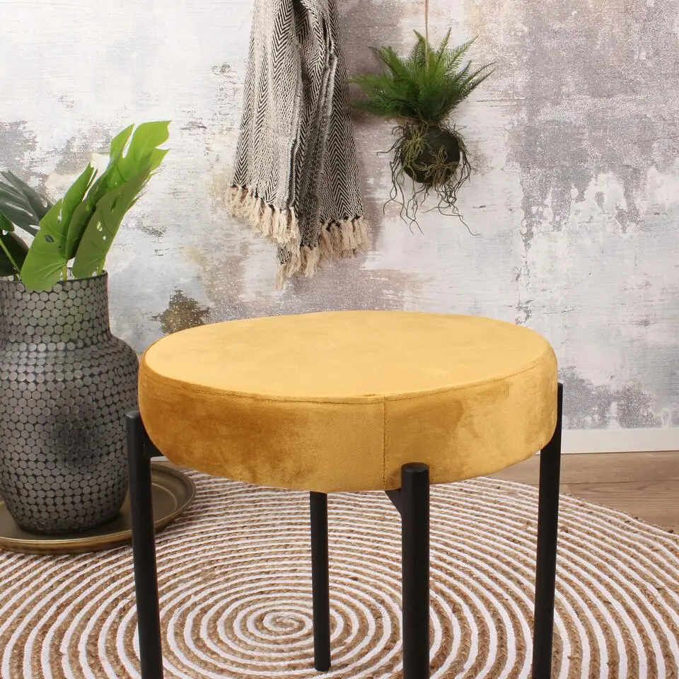 DS4U - Mika velvet kruk goud