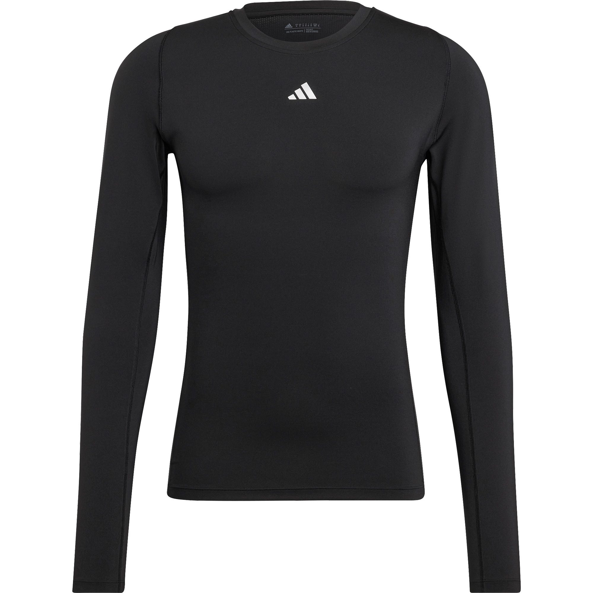 adidas Techfit Aeroready Longsleeve Shirt Herren schwarz