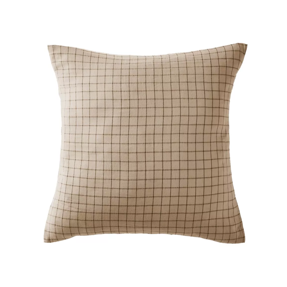 Taie d'oreiller carrée gaze de coton (60 x 60 cm) Gaïa Mix Ficelle