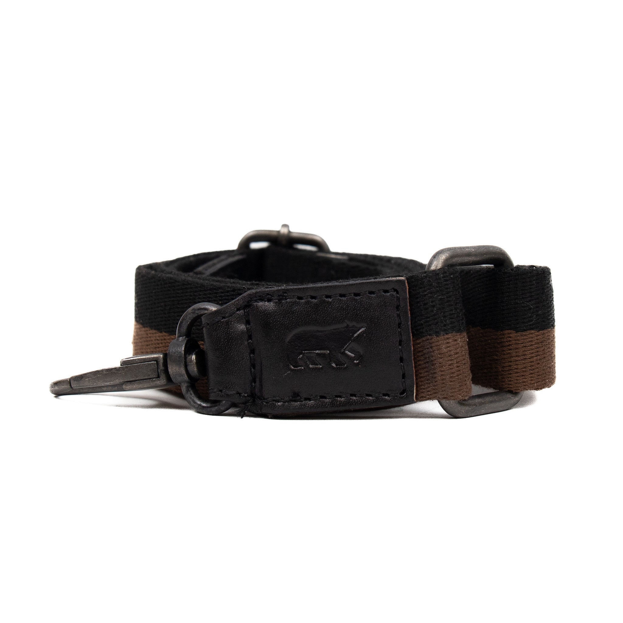 Bag strap 'Micky' bruin/zwart Bruin/zwart