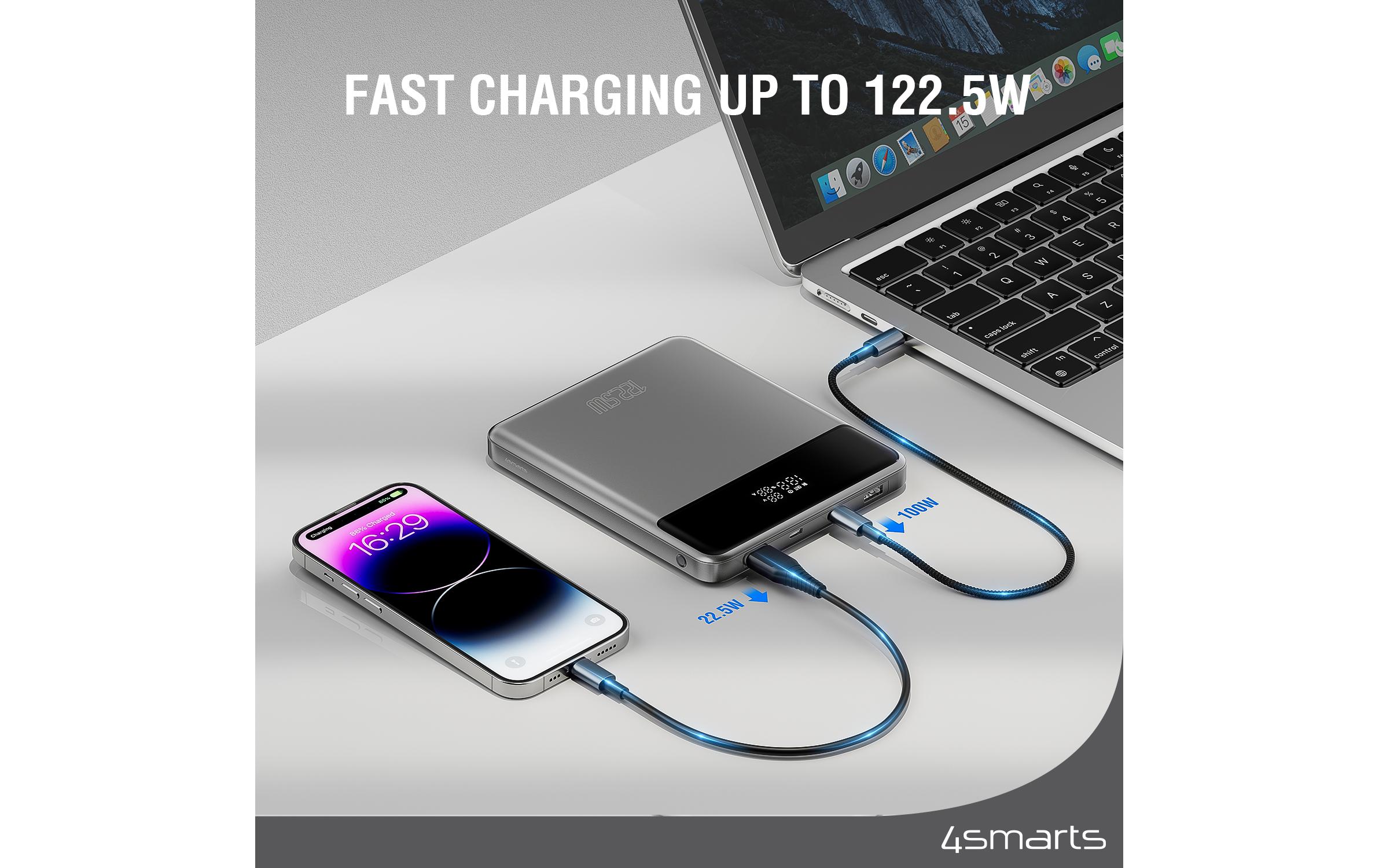 Powerbank Slim 20000 mAhMultiport-Powerbank mit modernen Ladestandards