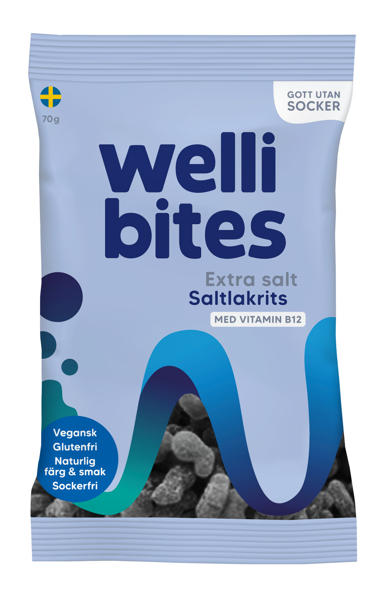 Wellibites Extra Salt Saltlakris B12