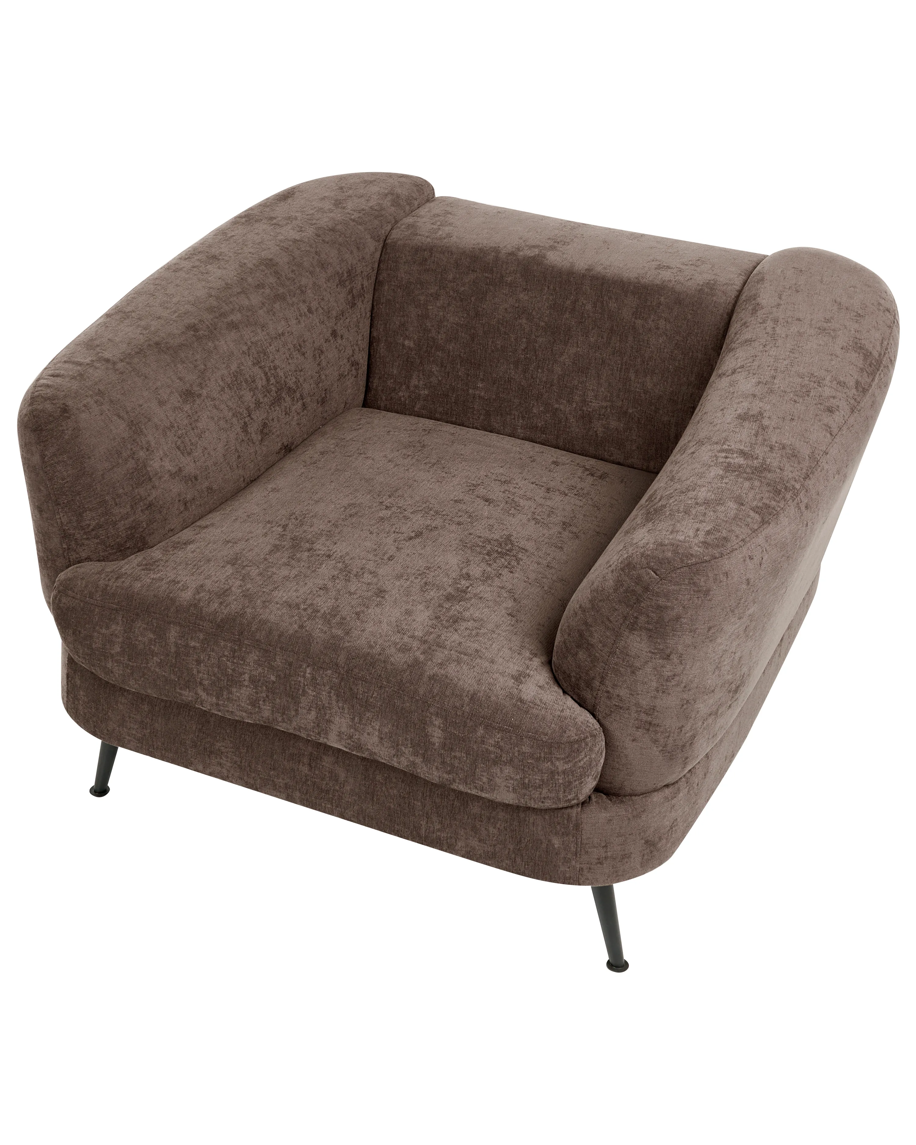 Fauteuil KJAER Chenille Donkerbruin