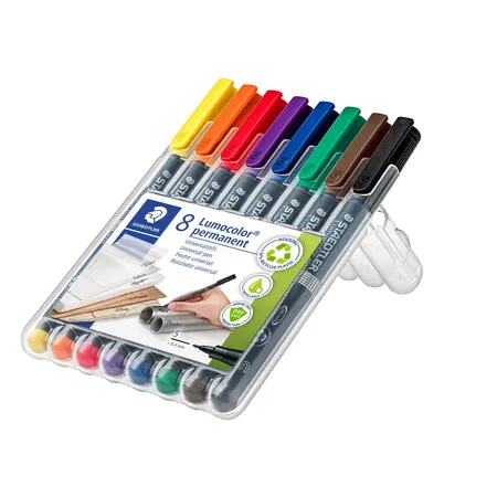 STAEDTLER® Lumocolor® permanent pen 313 Universalstift S, 8 Stück