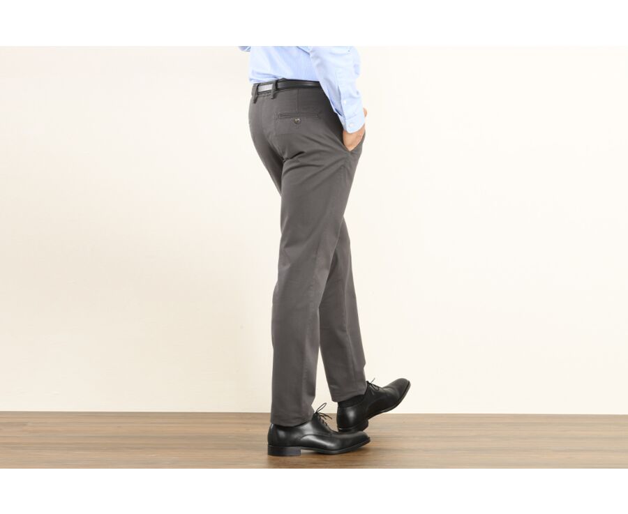 Pantalon chino homme Réglisse - NIGEL II