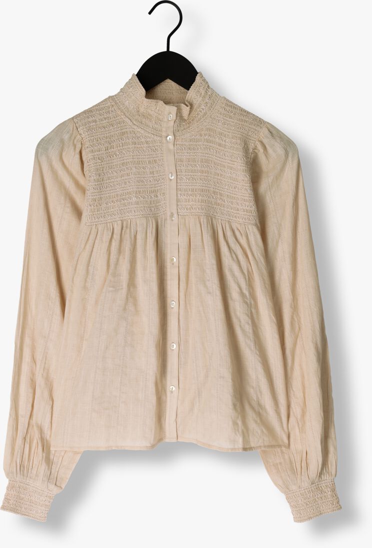 RUBY TUESDAY beige ruby tuesday blouse kaya coll smock and pintuck blouse