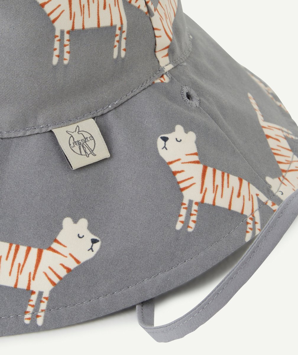 LASSIGCHAPEAU RÉVERSIBLE ANTI-UV TIGRES BÉBÉ
