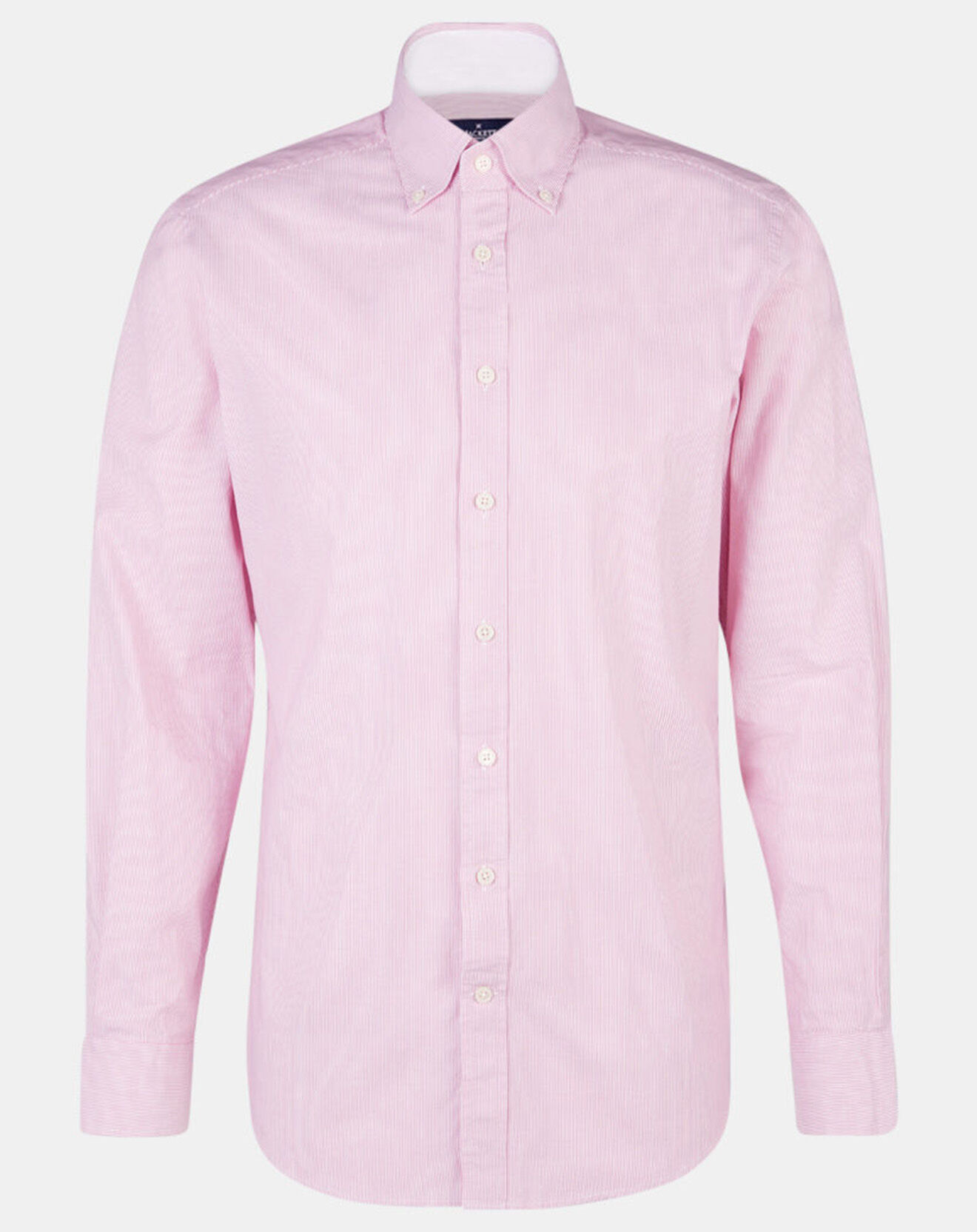 Hackett London Chemise Slim Fit Milleraie Oxford blanc/rose