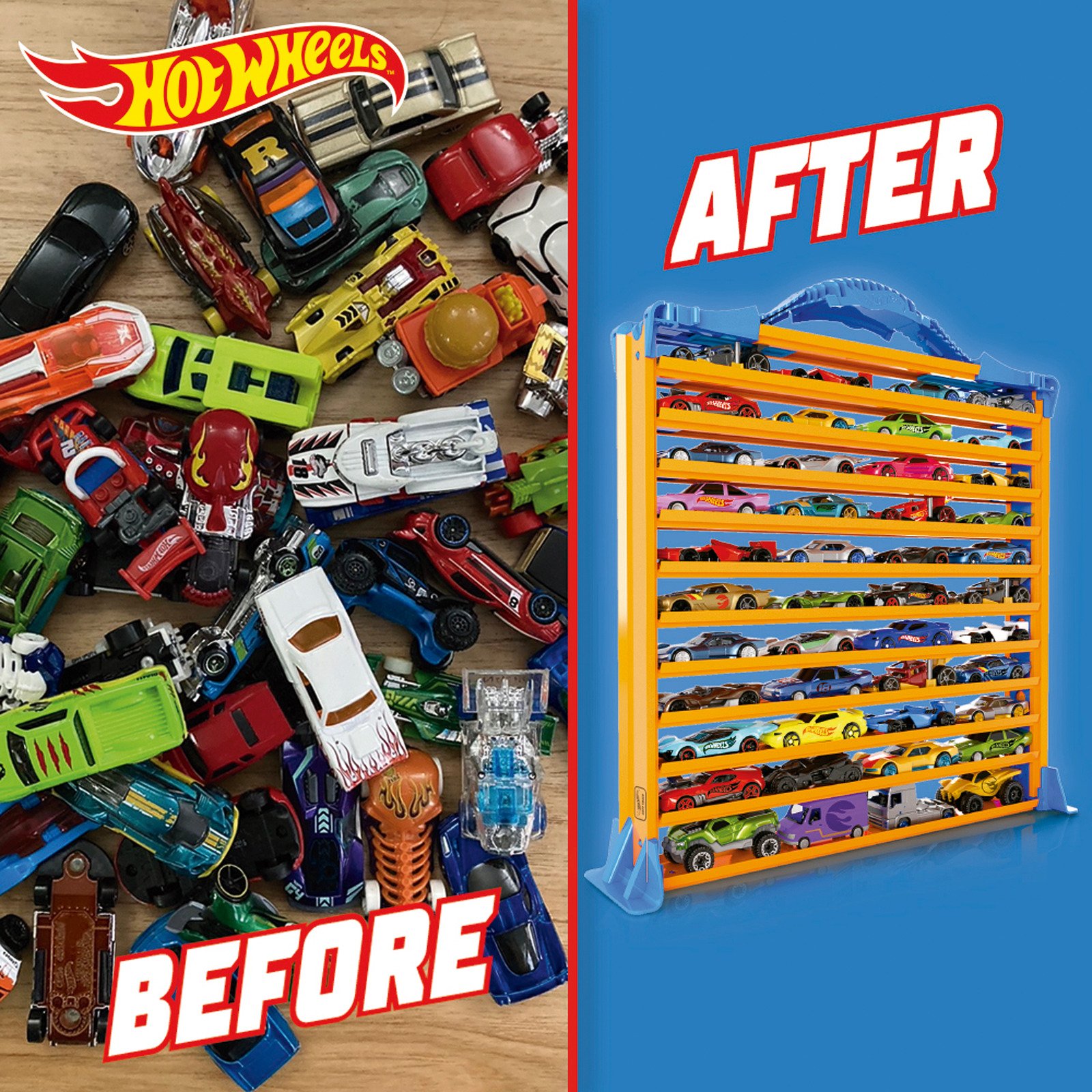 Hot Wheels Autokoffer Rack 'n Track