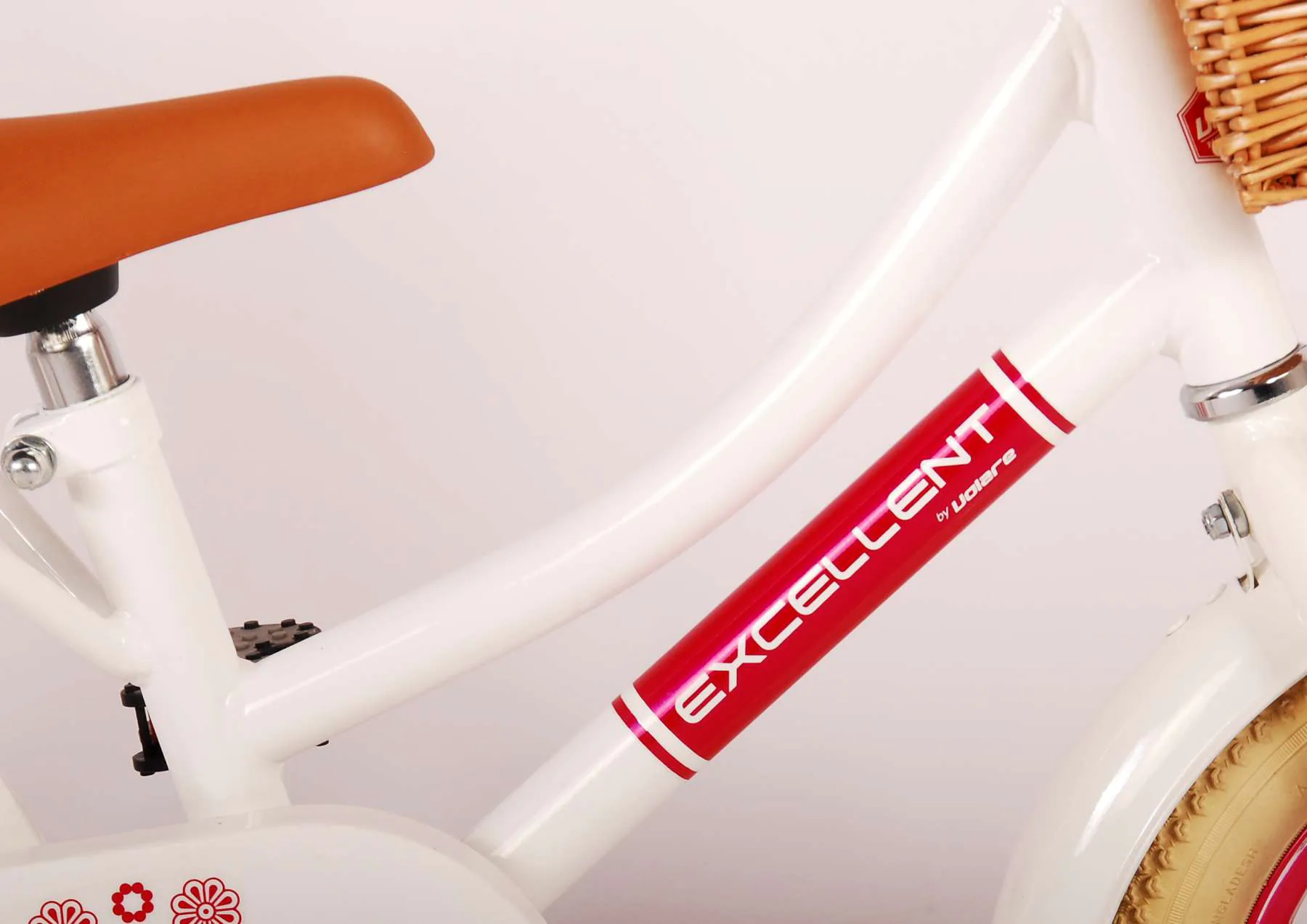 Kinderfahrrad Excellent für Mädchen 12 Zoll Kinderrad in Weiß