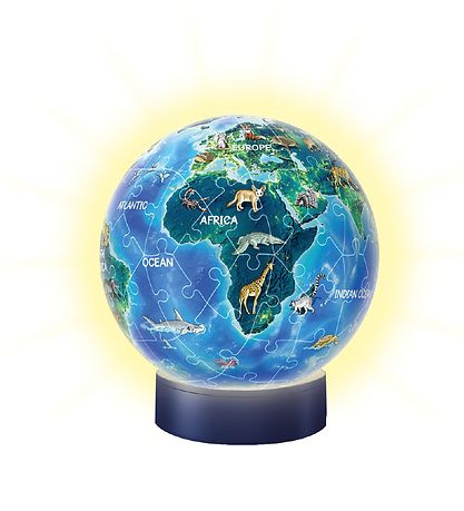 Ravensburger 3D Puzzlespiel - 72 Teile - Globe Nightlight