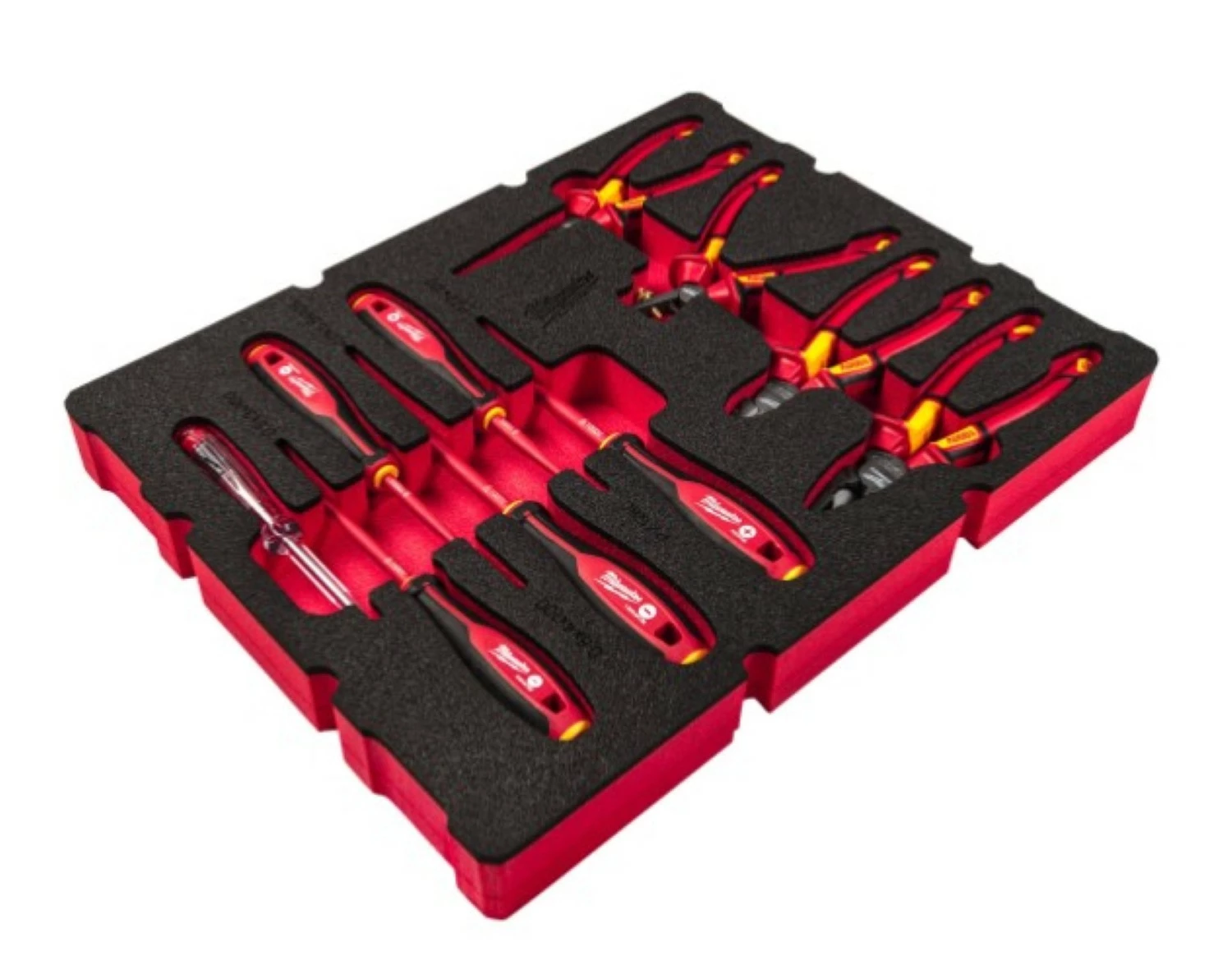 Milwaukee Gereedschapsset 4932493637 PACKOUT™ in foam inlay - 10-delig - voor elektriciens