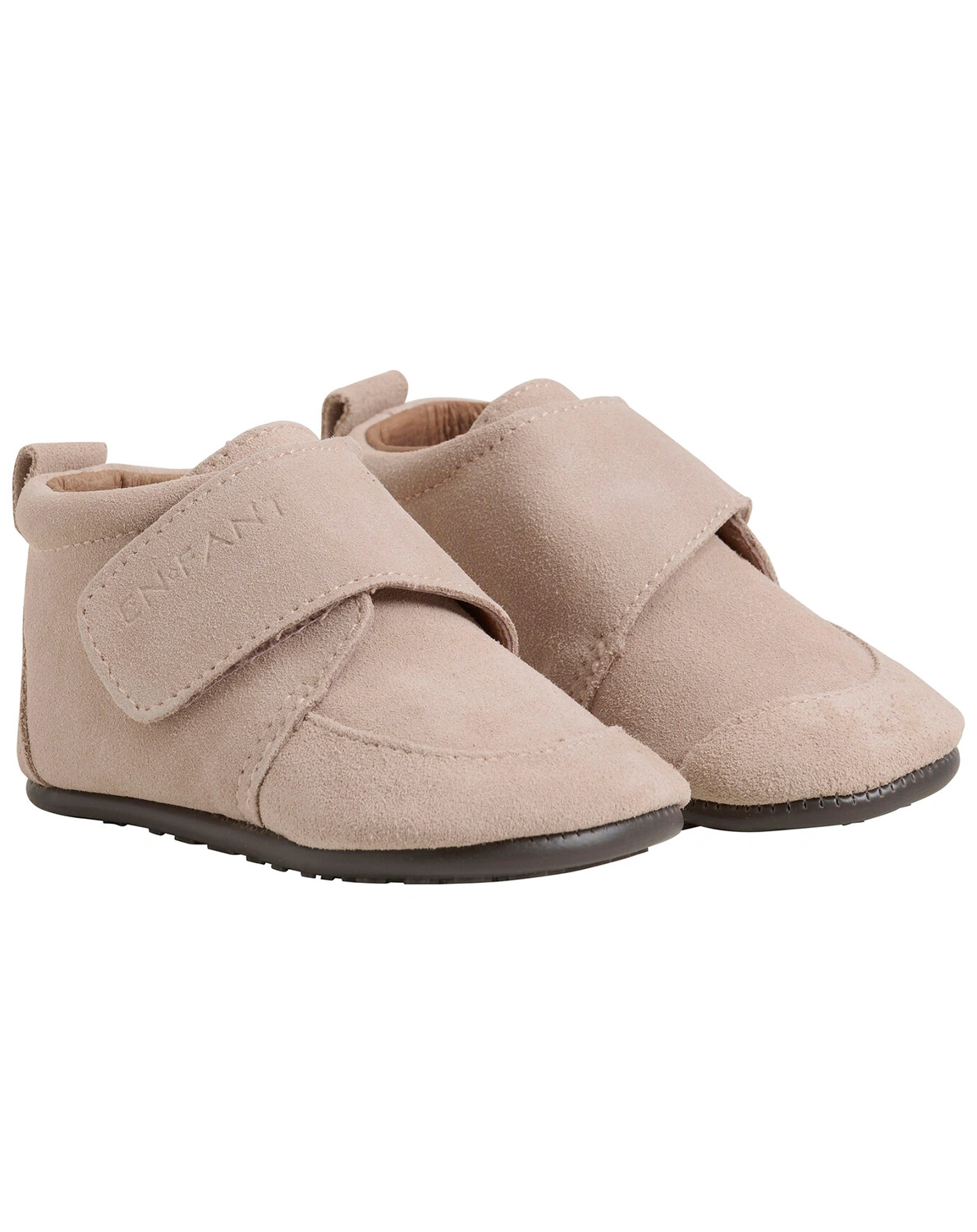 Krabbelschuhe SUEDE VELCRO in peach whip