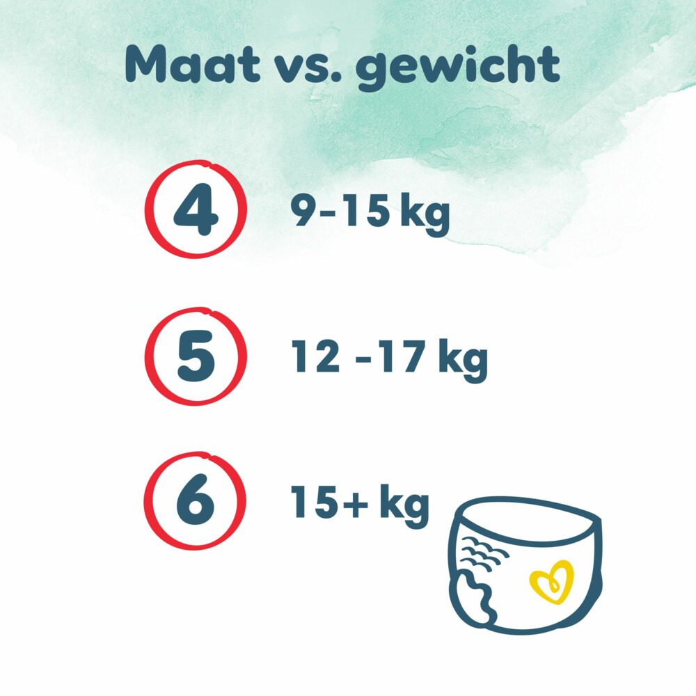 Pampers Harmonie Luierbroekjes Maat 4 (9-15 kg)168 stuks