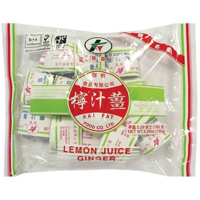 Kai Fat Geconserveerde Gember met Limoen Smaak 150g