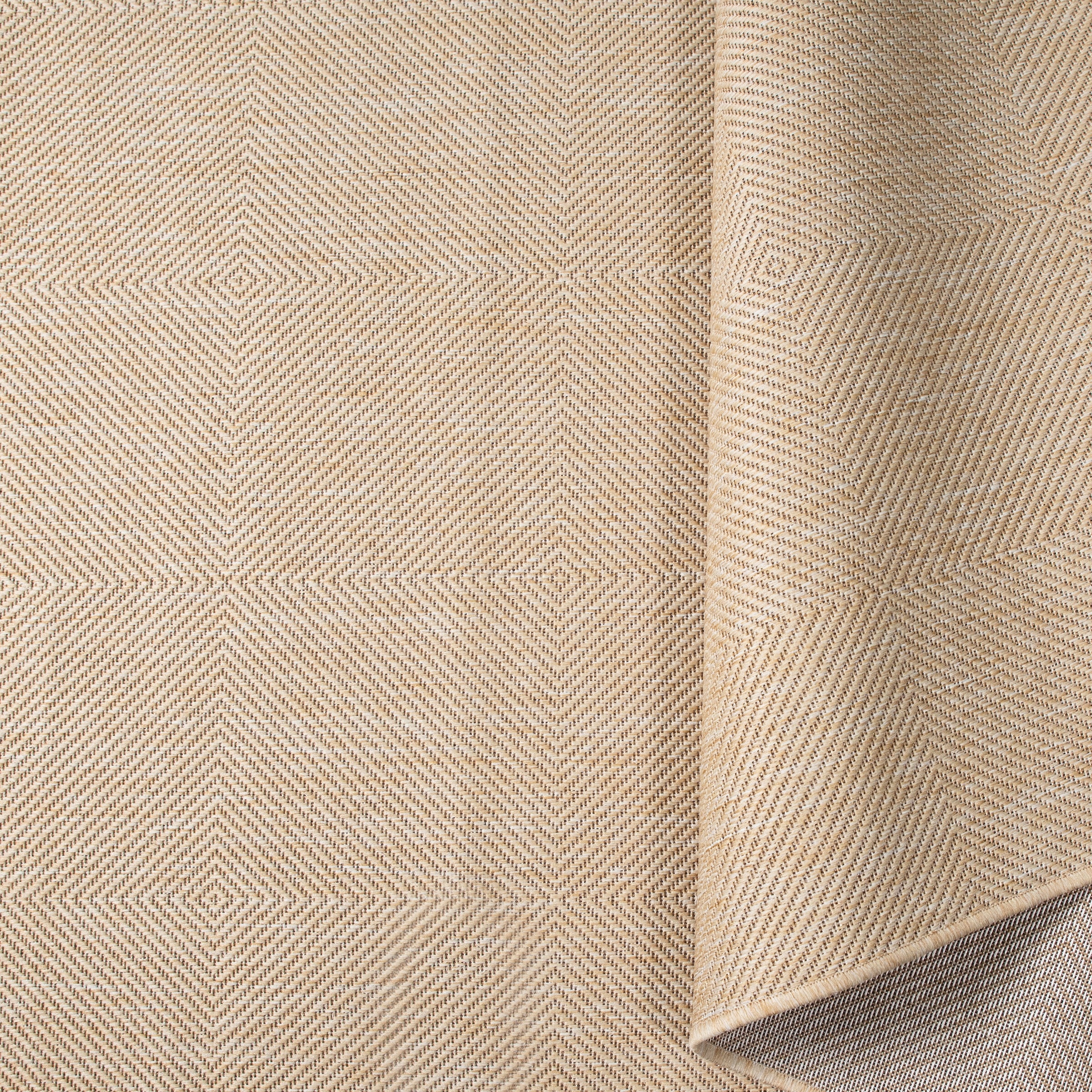 my home Teppich »Anna, auch als Läufer erhältlich« rechteckig 3 mm Höhe In- und Outdoor geeignet, Sisal-Optik, Wetterfest & UV-beständig