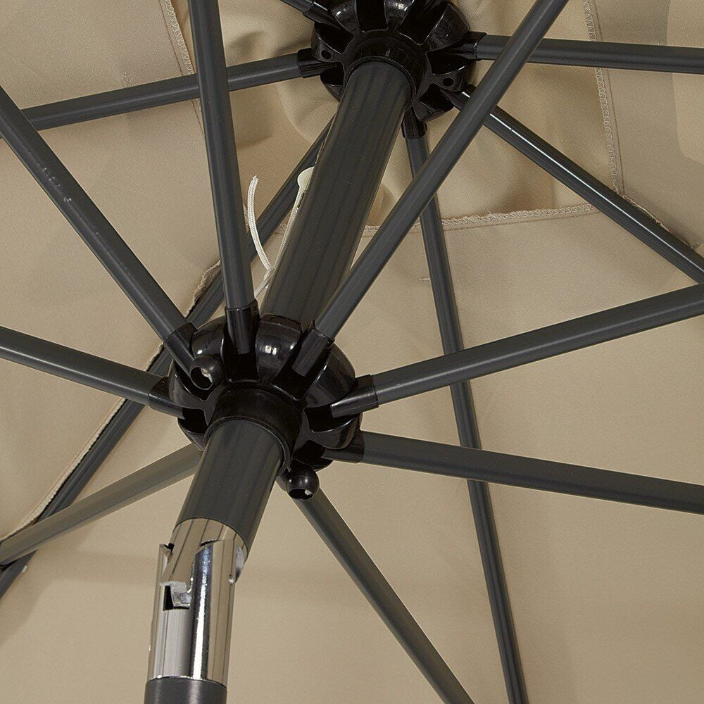 Parasol centré HAVANE taupe