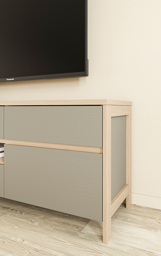 Home affaire Wohnwand »Stranda, moderne Anbauwand, Komplettset im Scandi-Style« 4 Stk. tlg.