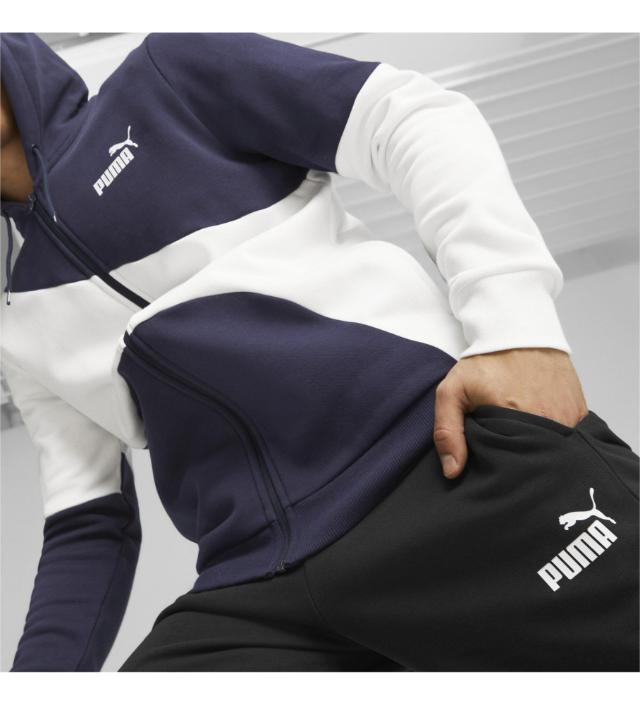 Conjunto de treino completo Puma Power Cat Sweat azul marinho