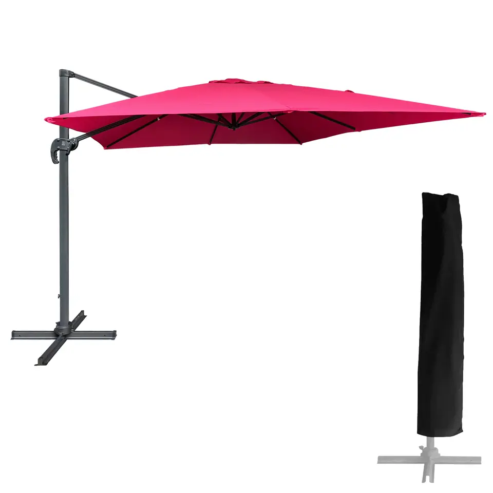 Happy Garden Parasol MOLOKAI - Roze - Aluminium