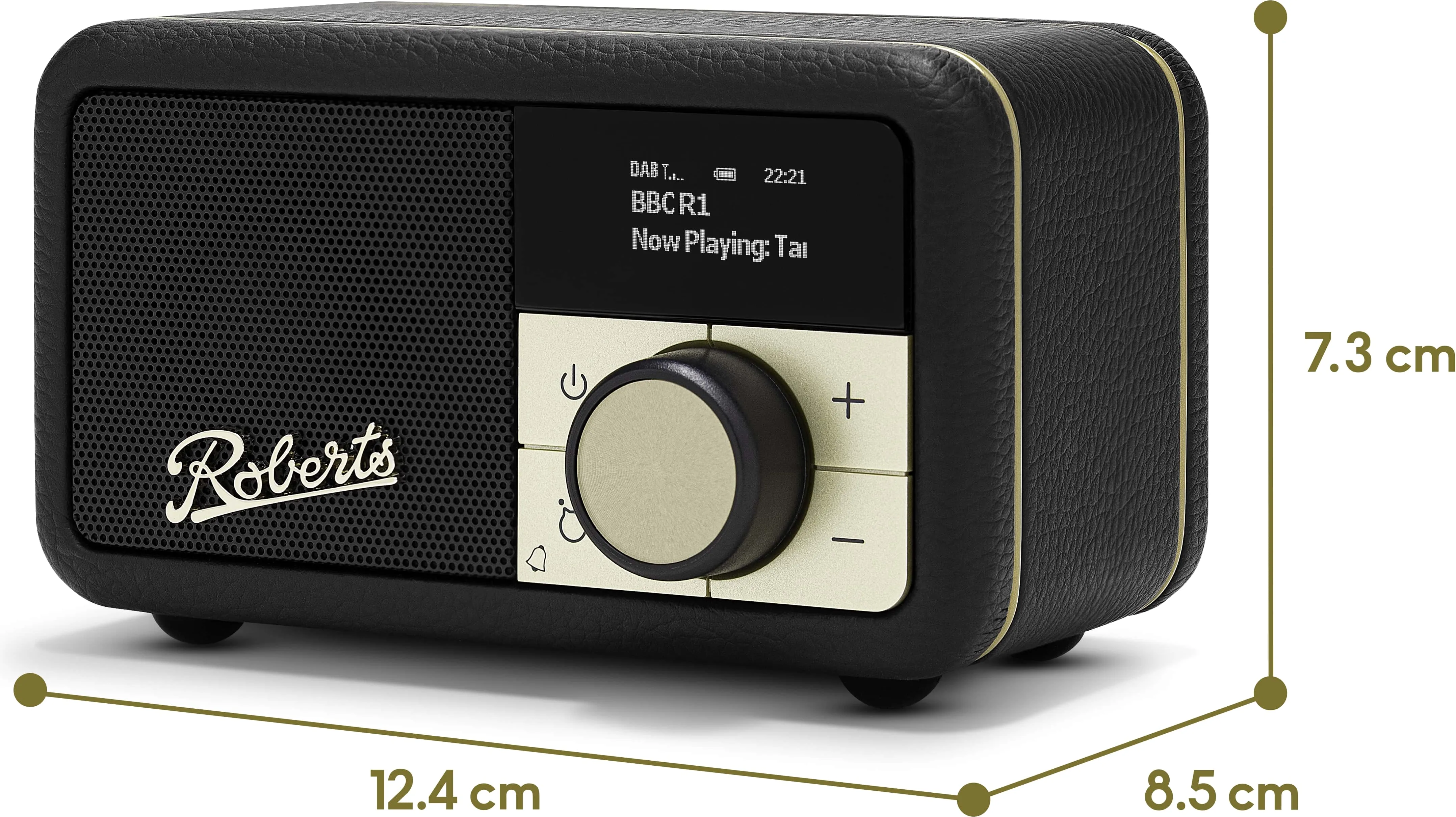 Roberts Revival Petite 2 Noir Enceintes Bluetooth portables