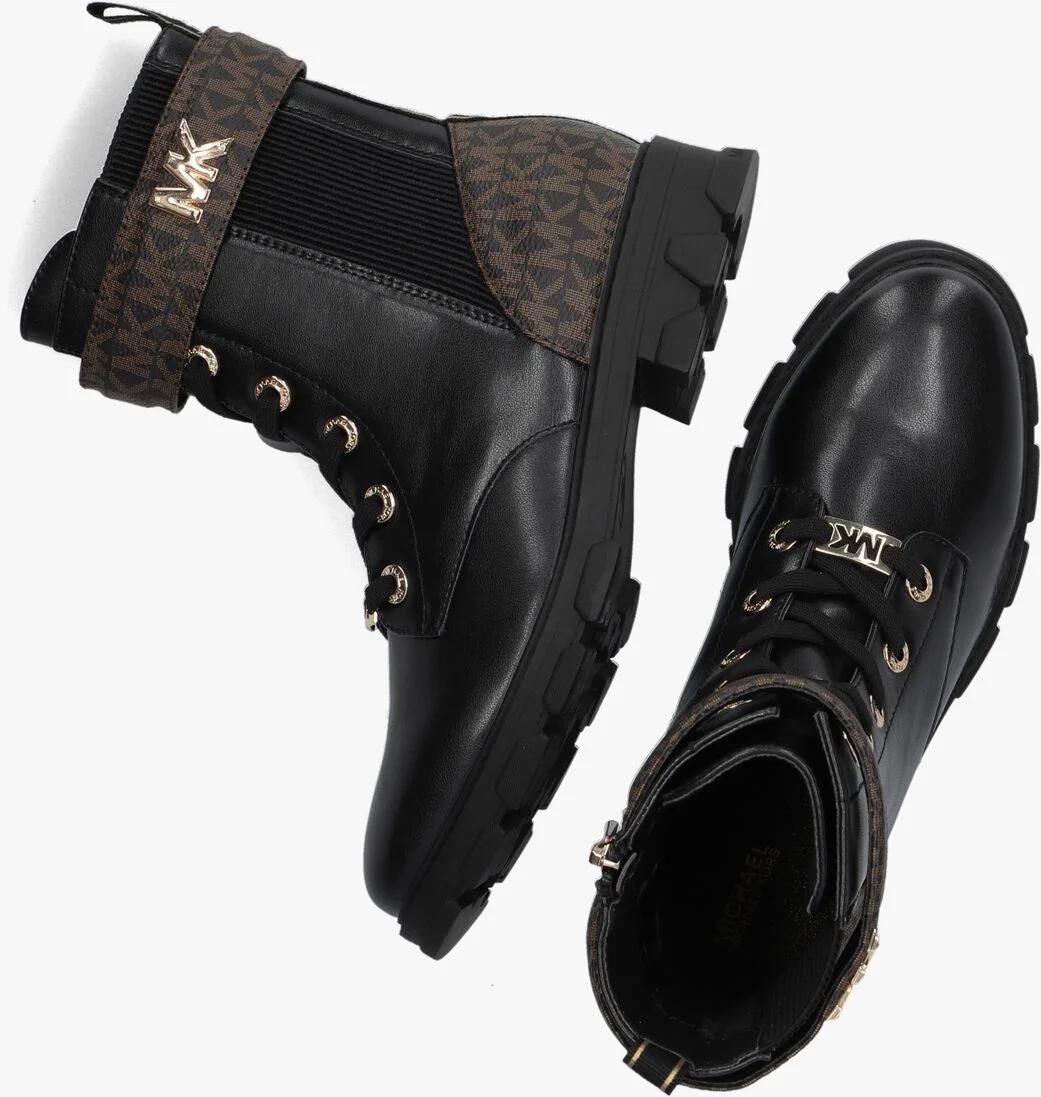 MICHAEL KORS KIDS zwarte michael kors kids veterboots ridley stark