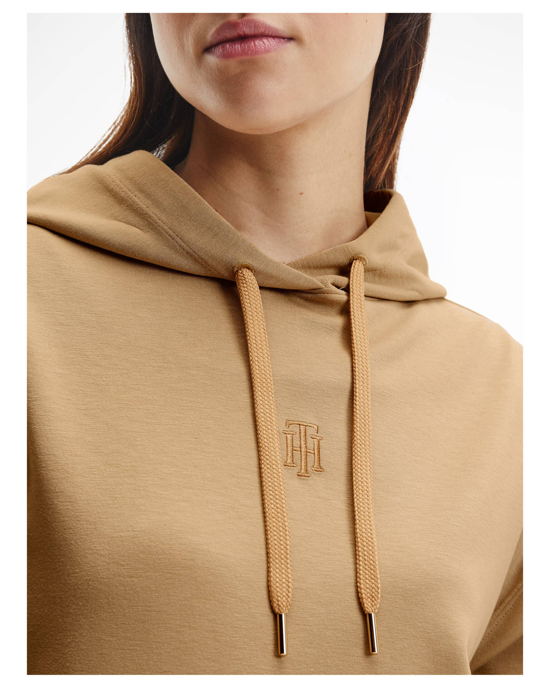 Tommy Hilfiger| Damen Sweatshirt RELAXED INTERLOCK HOODIE