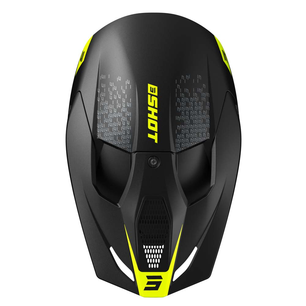 Shot - Casque Furious Draw Noir / Jaune fluo / Mat