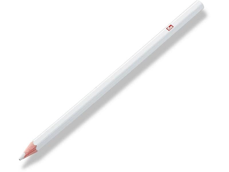 Prym Markierstift Weiss Auswaschbarer Stift zur Bearbeitung von Schablonen, Quilt- und Schnittmuster