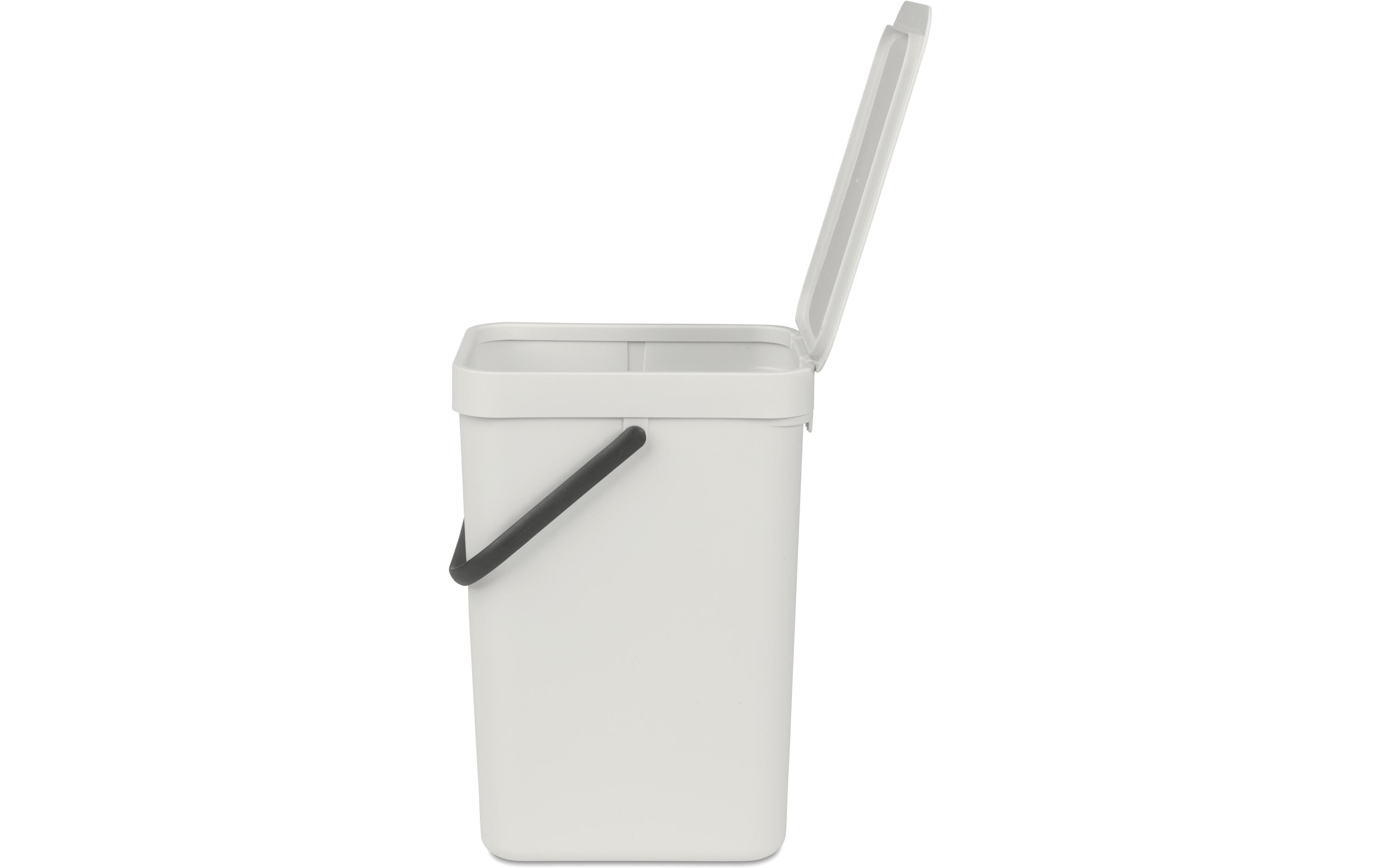 Recyclingbehälter Sort & Go 12 l, HellgrauMülleimer