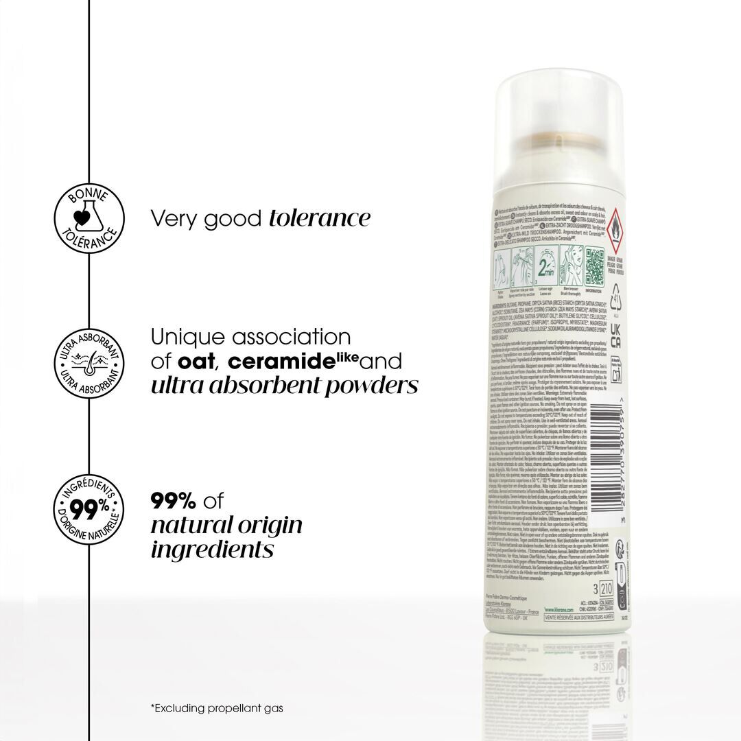 KLORANE  Champô Seco Aveia e Ceramidas (Cabelo Castanho) - 150ml