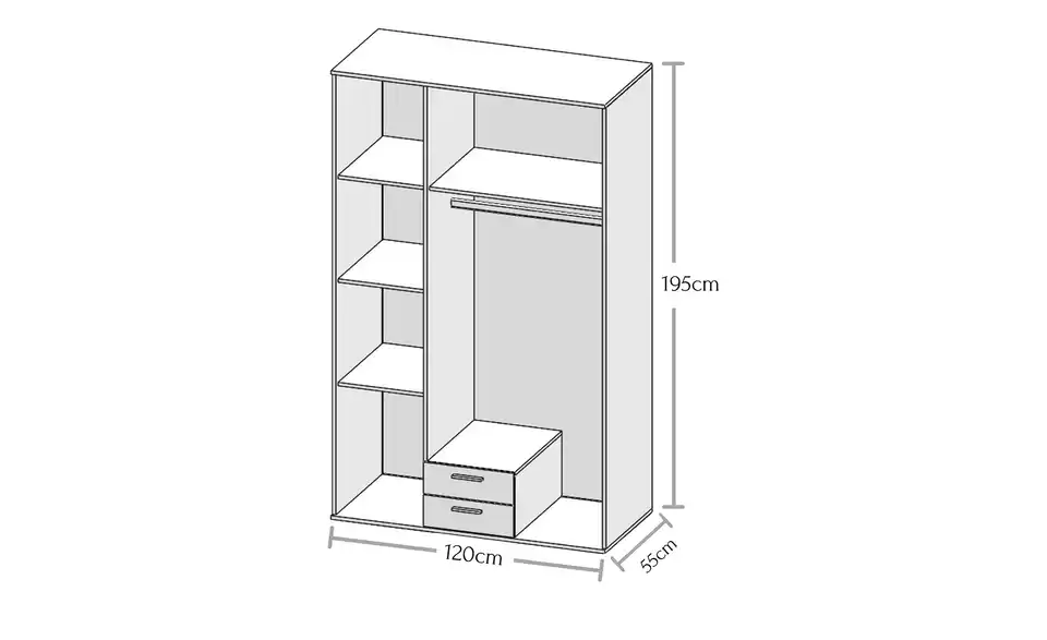 Kleiderschrank Karl