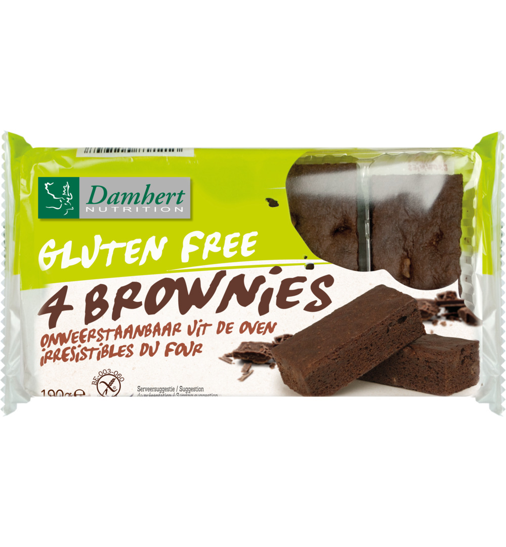Damhert Brownies glutenvrij (200 gr)