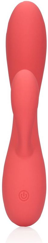 Shots - Loveline LOVE005PNK - Smooth Ultra Soft Silicone Rabbit Vibrator - Astro Dust