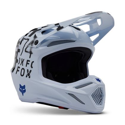 Casque cross Fox V3 SEVENTY4 2025 - Blanc / Noir