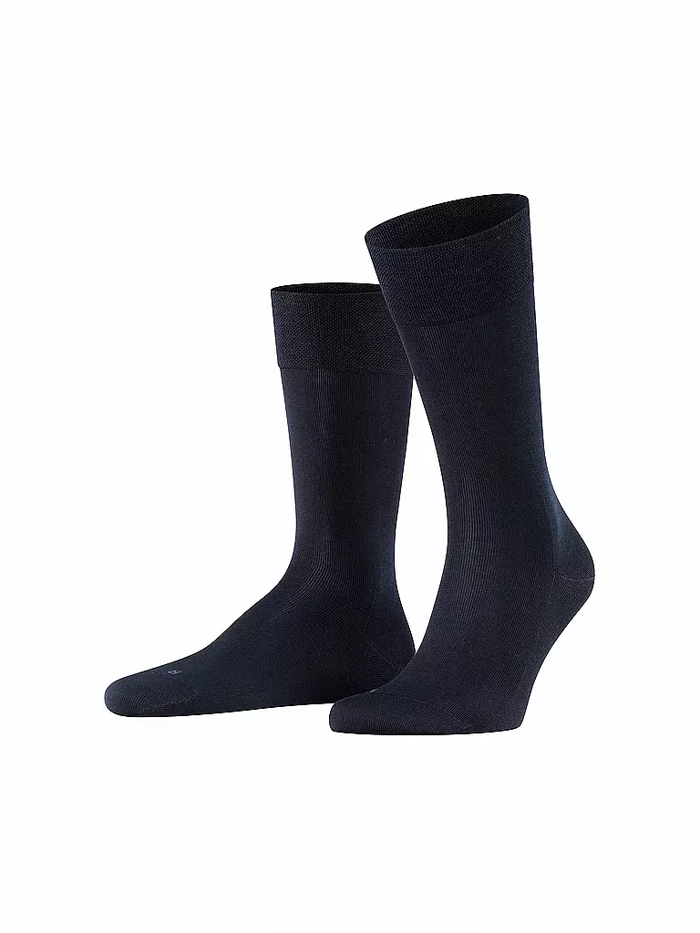 FALKE Herren Socken Sensitive Malaga dark navy dunkelblau