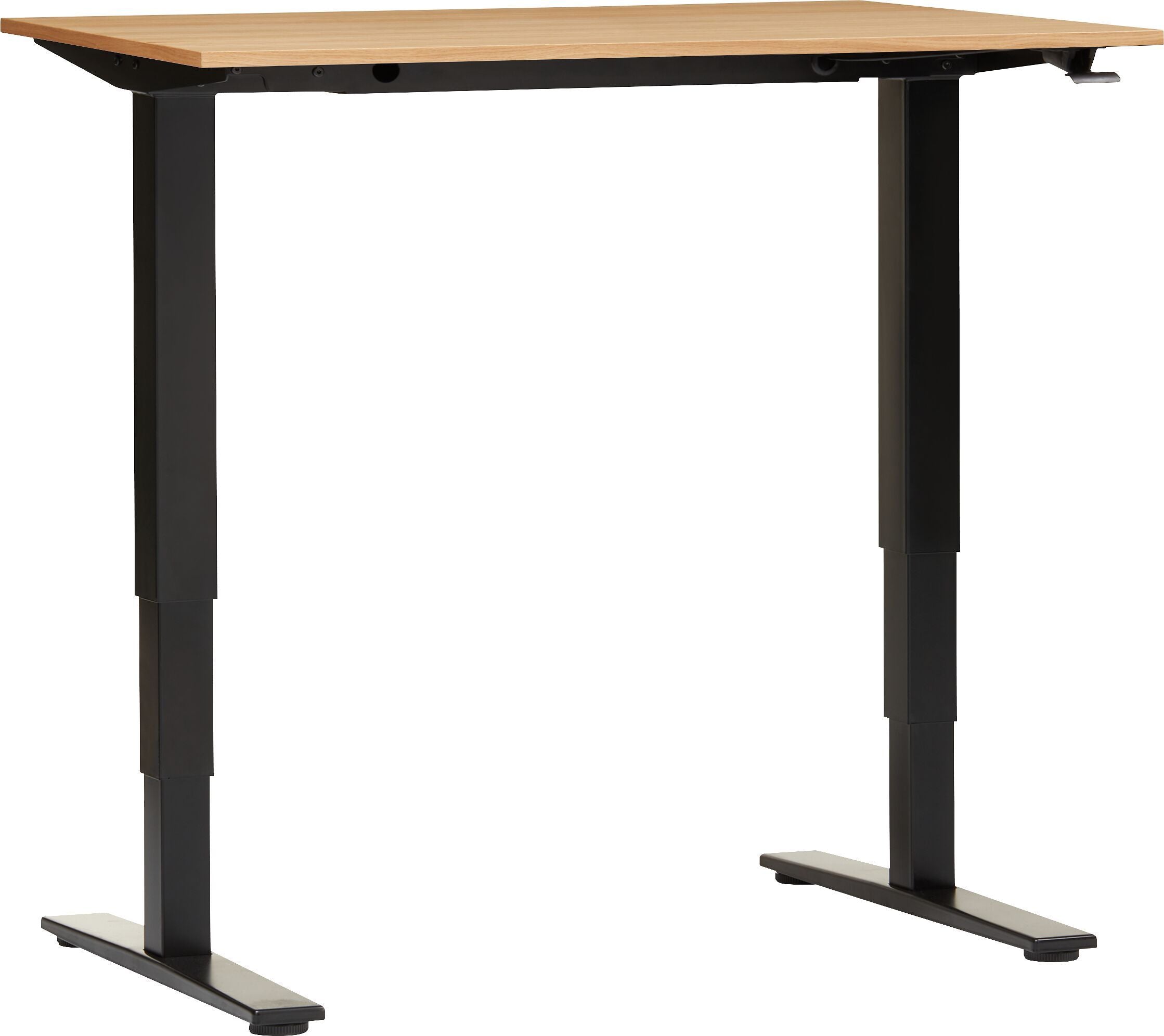 ECCO Light_Pult h.v.135x70_schwarz/eiche - Eiche / B: 135.0 cm x T: 70.0 cm x H: 73.0 cm