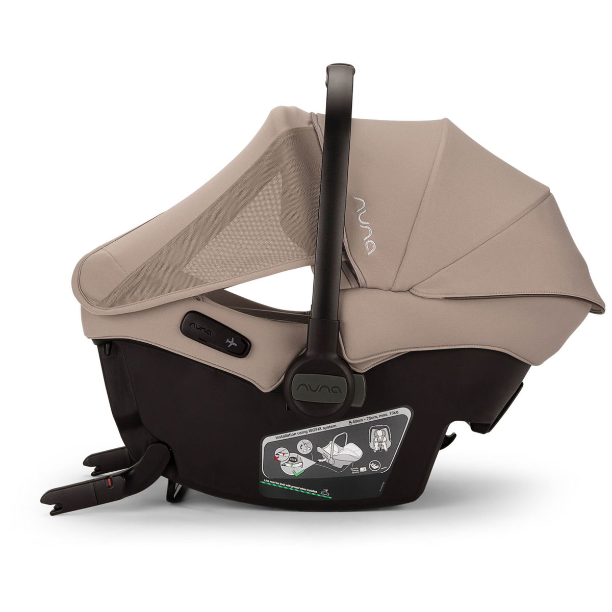 nunanuna   pipa urbn mit integrierten Isofix-Konnektoren cedar